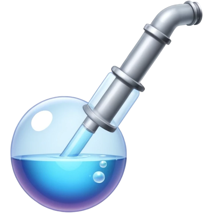 Bubble pipe made of quartz emoji