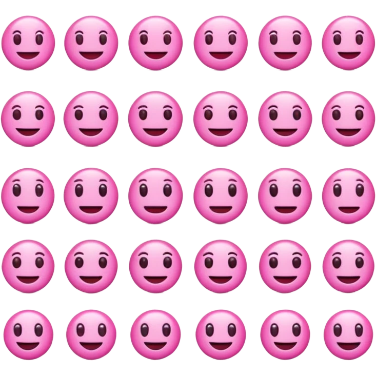 Pink emojis emoji
