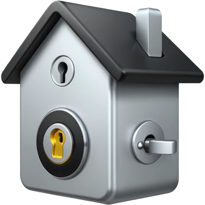 Дом с умной блокировкой emoji