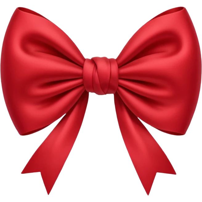 bow knot with soft curves emoji