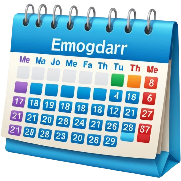 calendar emoji