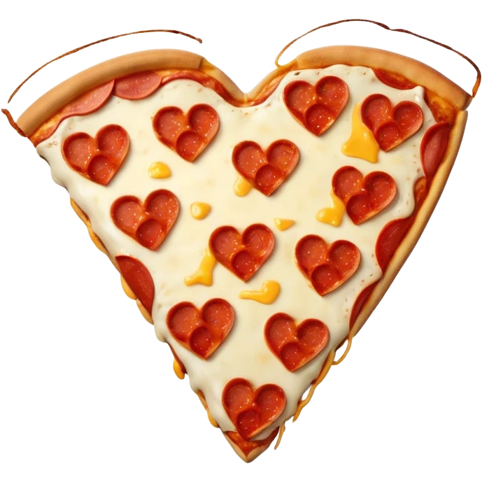 pizza heart emoji emoji