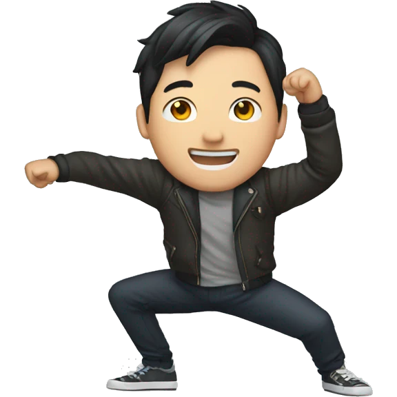 Jason Wang dancing emoji