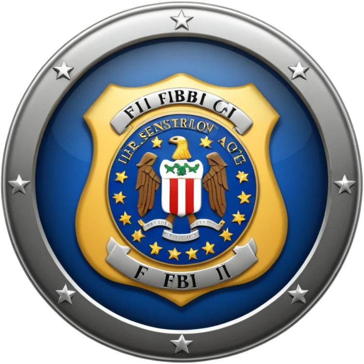 The FBI badge emoji