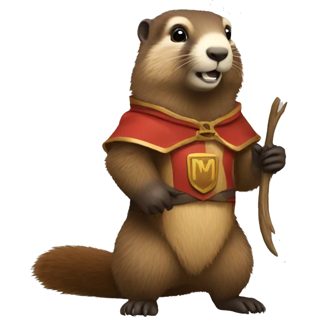 marmot as hero emoji