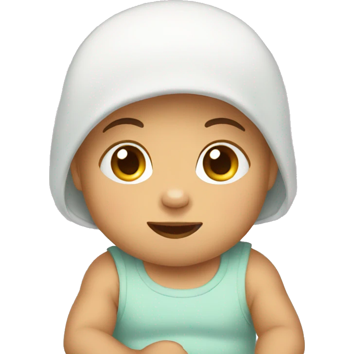 Calling baby emoji