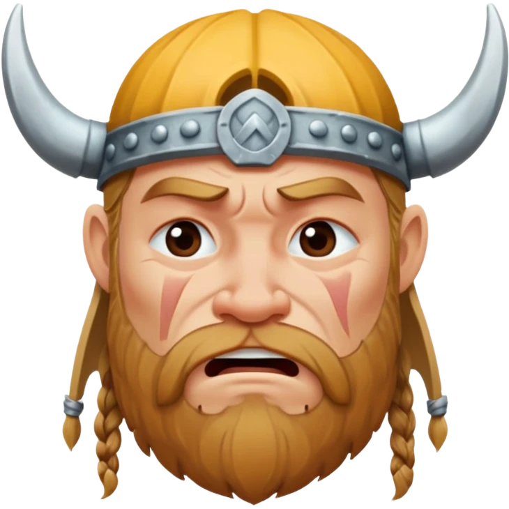 Viking crying emoji