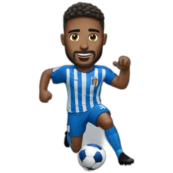Football player playing the real sociedad  emoji