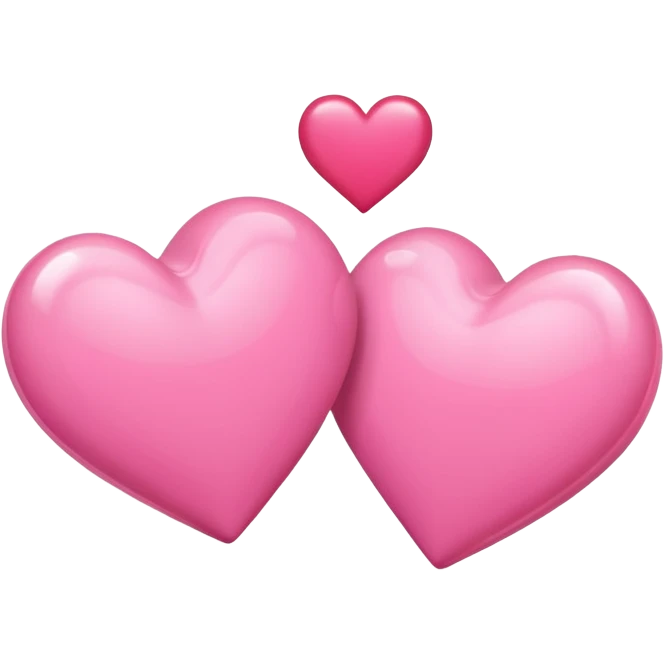 Two pink hearts emoji