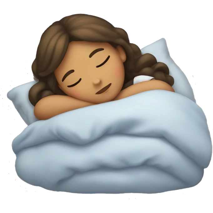 Girl sleeping  emoji