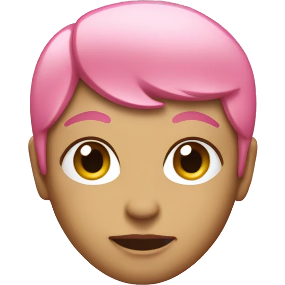 Pink hear glitter emoji