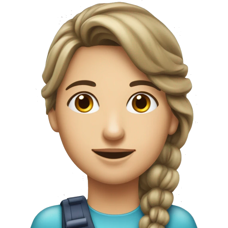 Jeune dame qui parcours les kisosques pour rammaser le plus de cadeaux des compagnie pharmaceutiques emoji