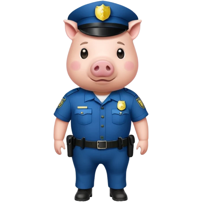 Police pig full body  emoji