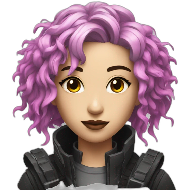 cyberpunk bloom emoji