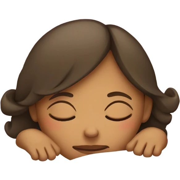 Sleeping girl emoji