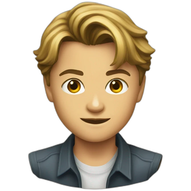 young leonardo dicaprio emoji