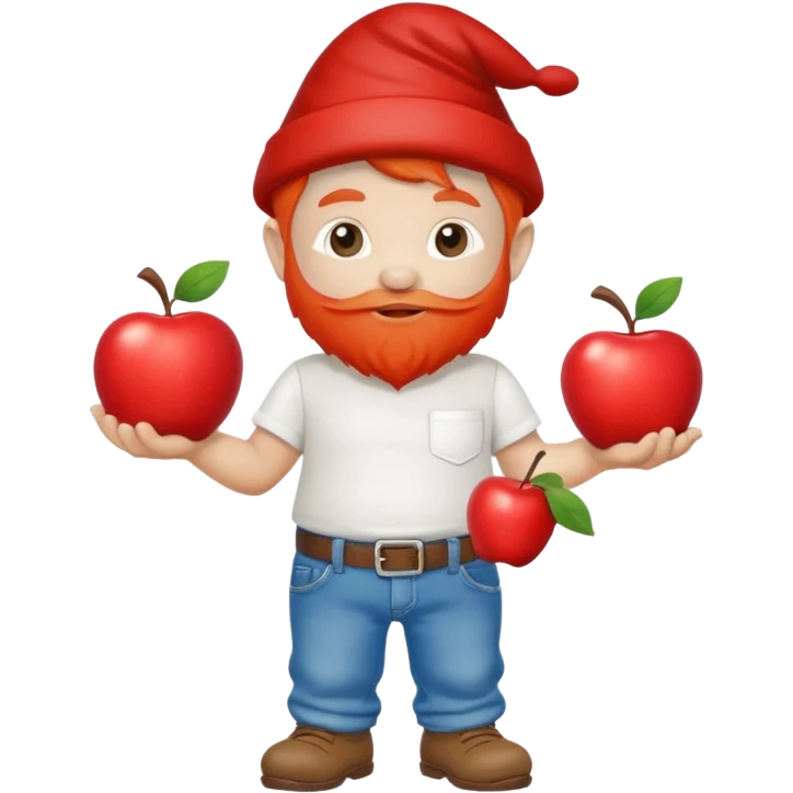 nain de jardin dans le style ios emoji