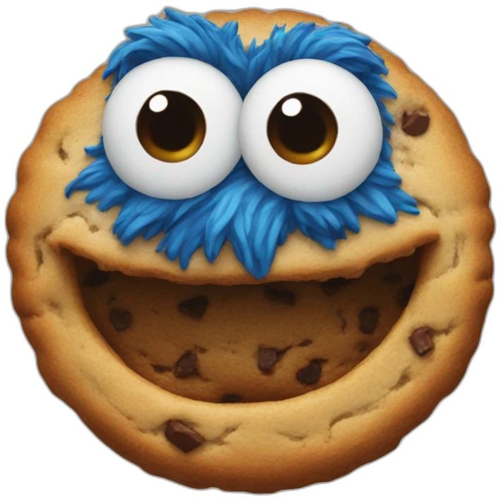 Cookie monster emoji