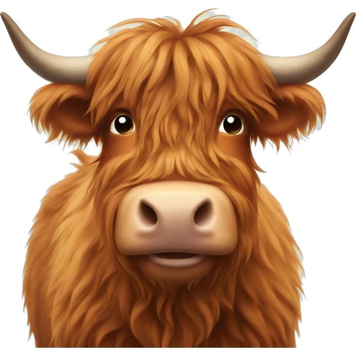 Highland cow emoji