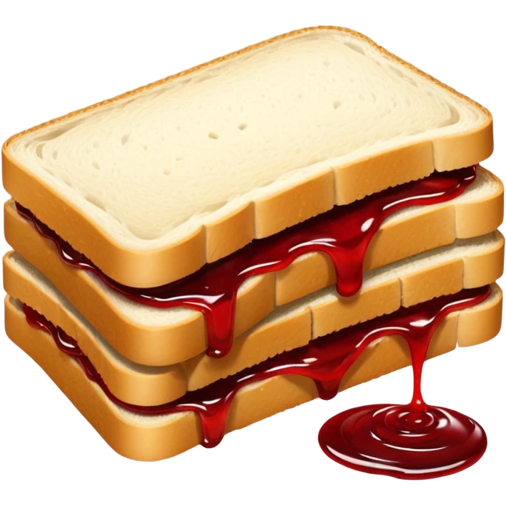 make a jam sandwich sliced  emoji