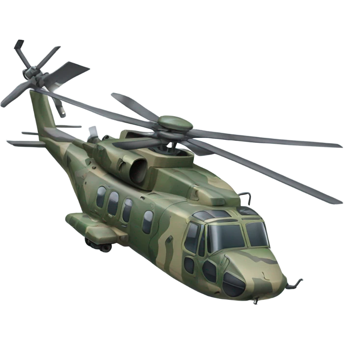 military helicopter emoji