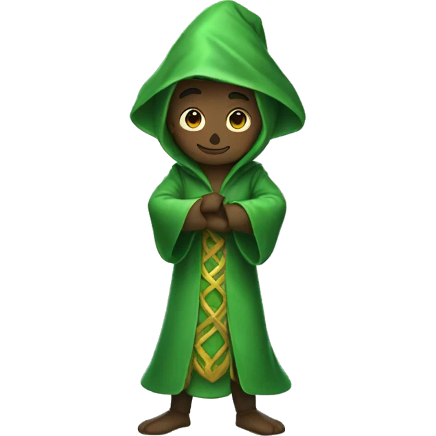 green magic robes emoji