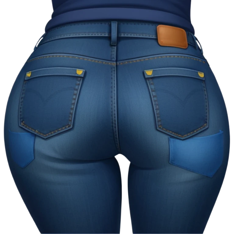 woman with a very large bum emoji