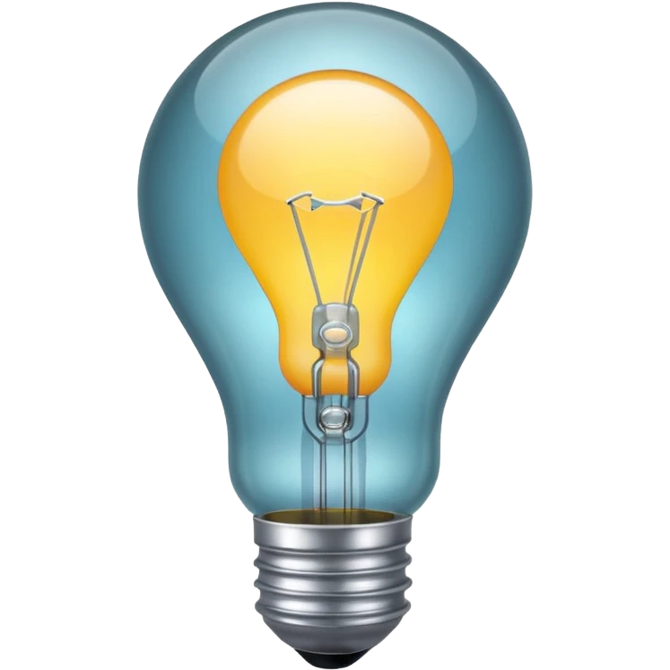 light bulb emoji