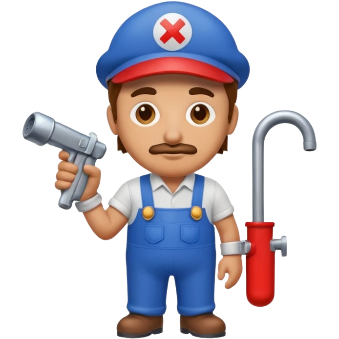 Reservoir Dog. Italian video video game Plumbers. emoji