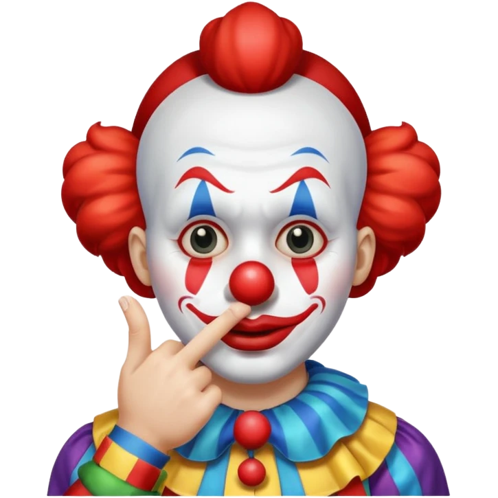 🤡🤫 emoji