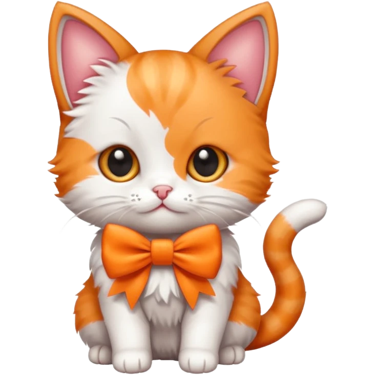 Котёнок с бантиком emoji