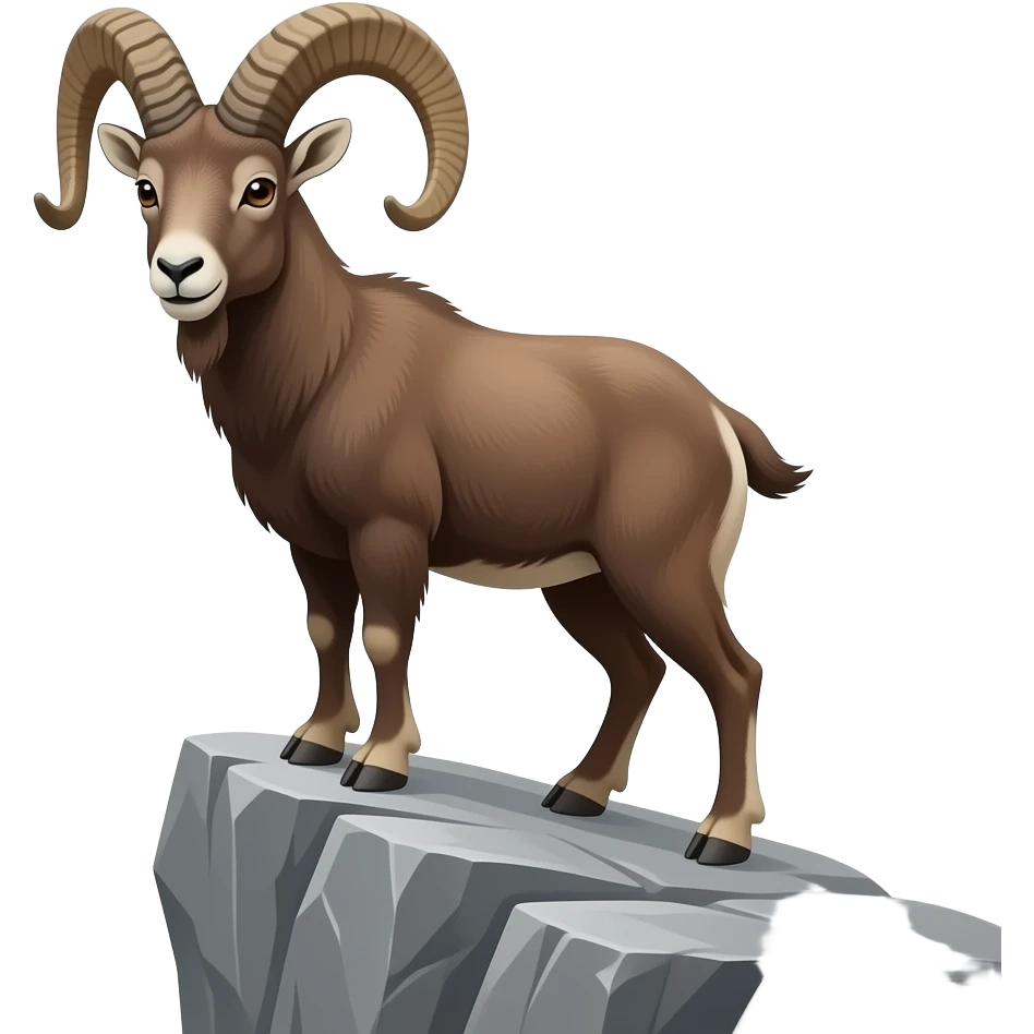 Mountain goat emoji