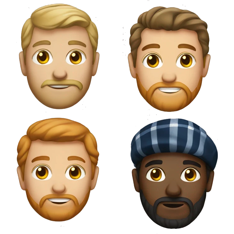 Irish and Scottish men  emoji