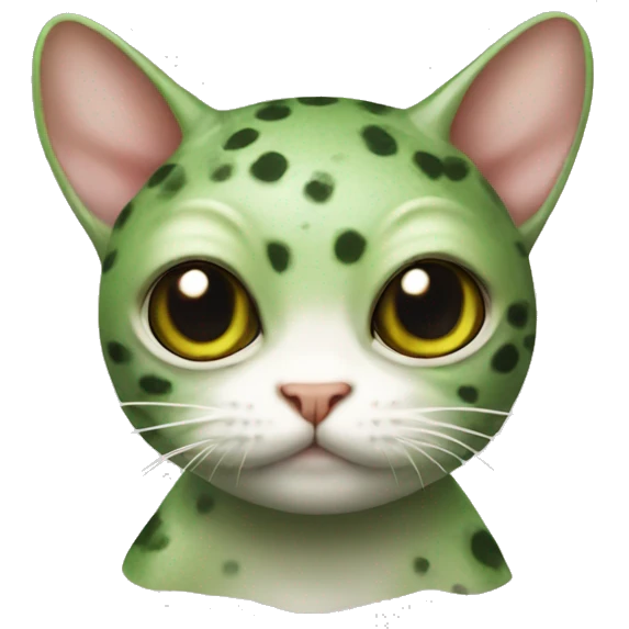 frog cat hybrid emoji