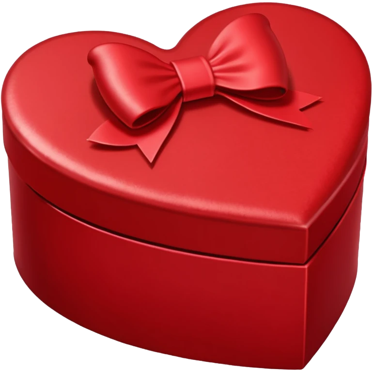 Surprise heart shaped box emoji