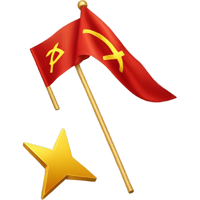 Create the Soviet Union flag emoji