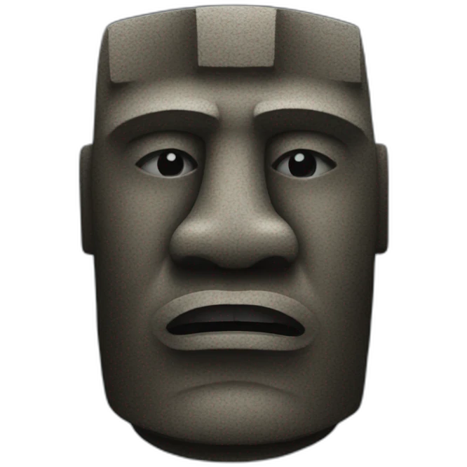 Moai emoji
