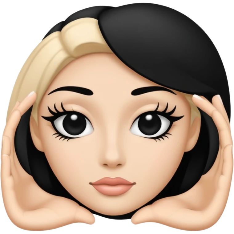 Símbolo estética e cosmética preto emoji