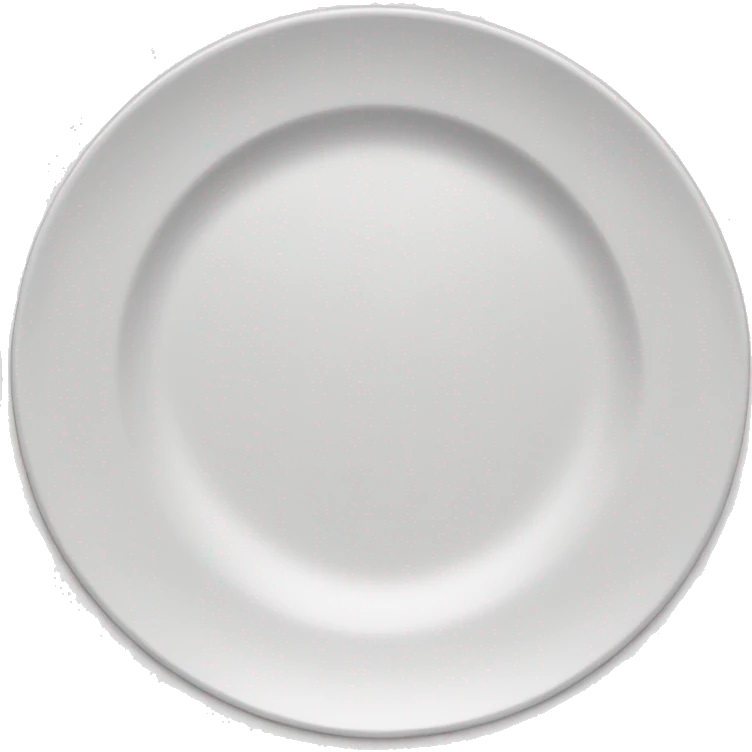 empty plate floating emoji