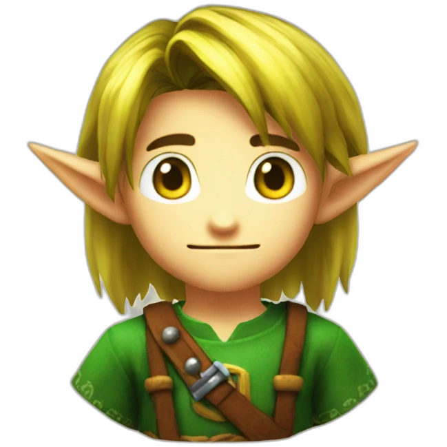 Young link from Majora's Mask emoji