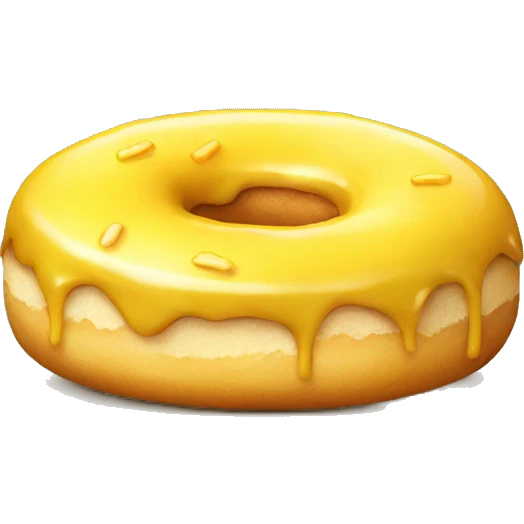 yellow donut emoji