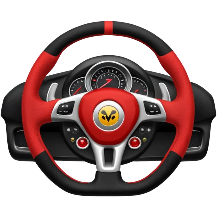 volante de racing de alcantara emoji