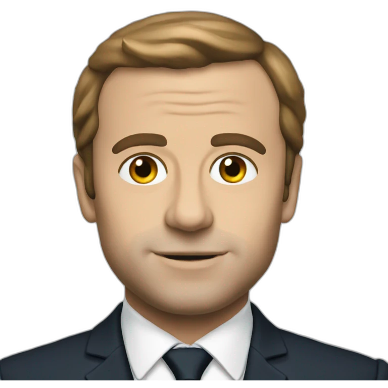 Macron shoced emoji