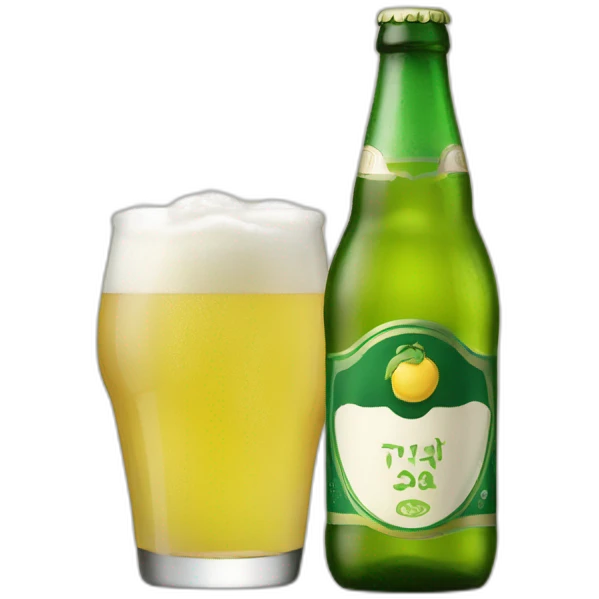 botella de sidra emoji