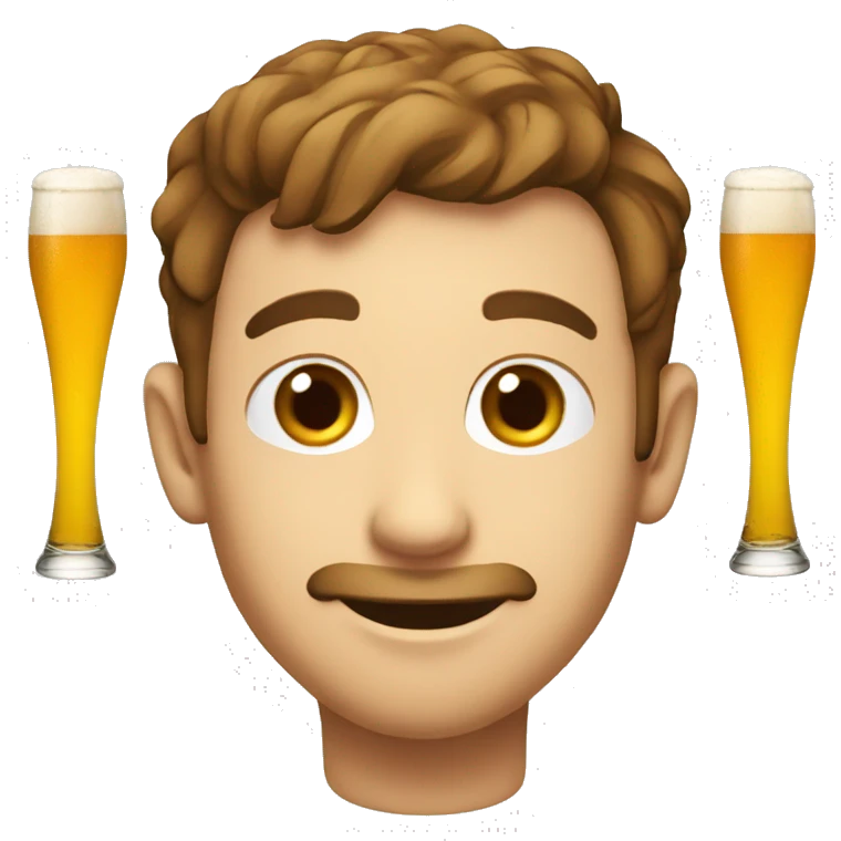 bon nome avec une bière emoji