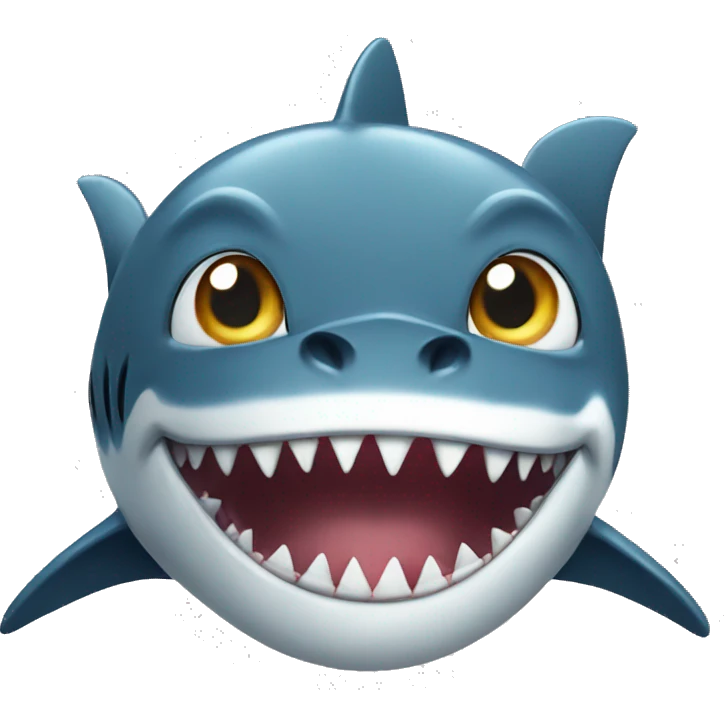 Shark whit a cat  emoji
