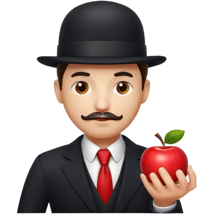 homme de magritte  emoji