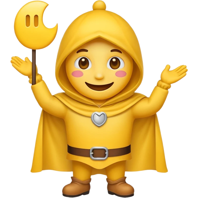 Emoji wearing a costume ￼ emoji