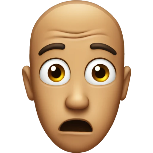 emoji that looks confused at you emoji
