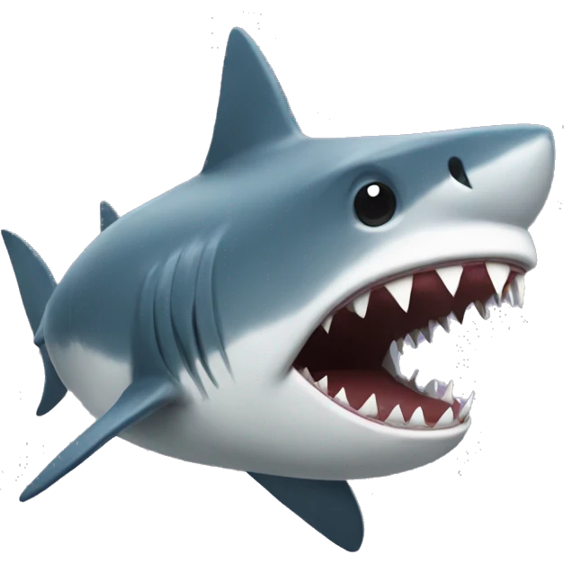 a shark with dreadlocks emoji